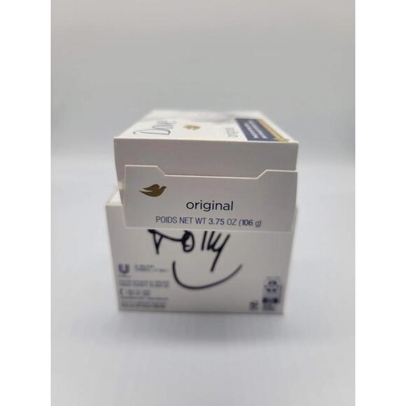 Dove Original Beauty Bar Soap 3.75 Oz Lot 2 Moisturizing Cream White Body - Picture 3 of 3